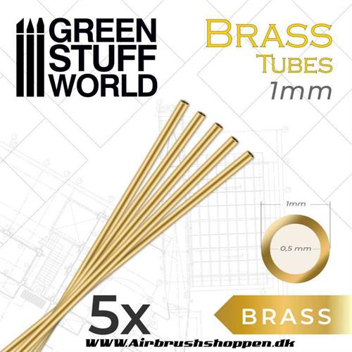 Messingrør - Brass Tubes 1mm GSW